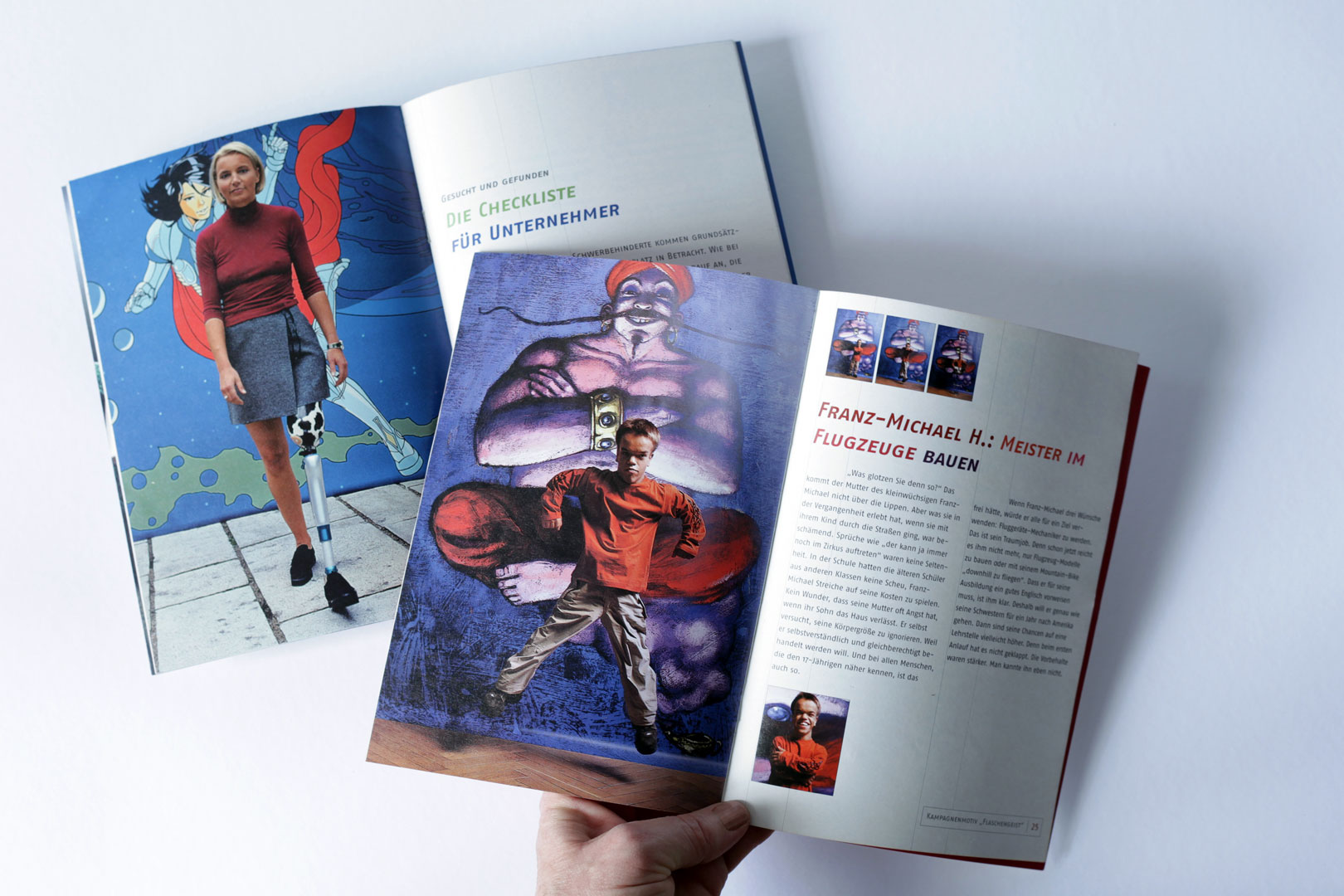 Gerechtigkeit, Inklusion, Arbeitsleben, Menschenrechte, Werte, Arbeitslosigkeit, Sozial, Werbekampagne, Brochüre, #atelier-beau